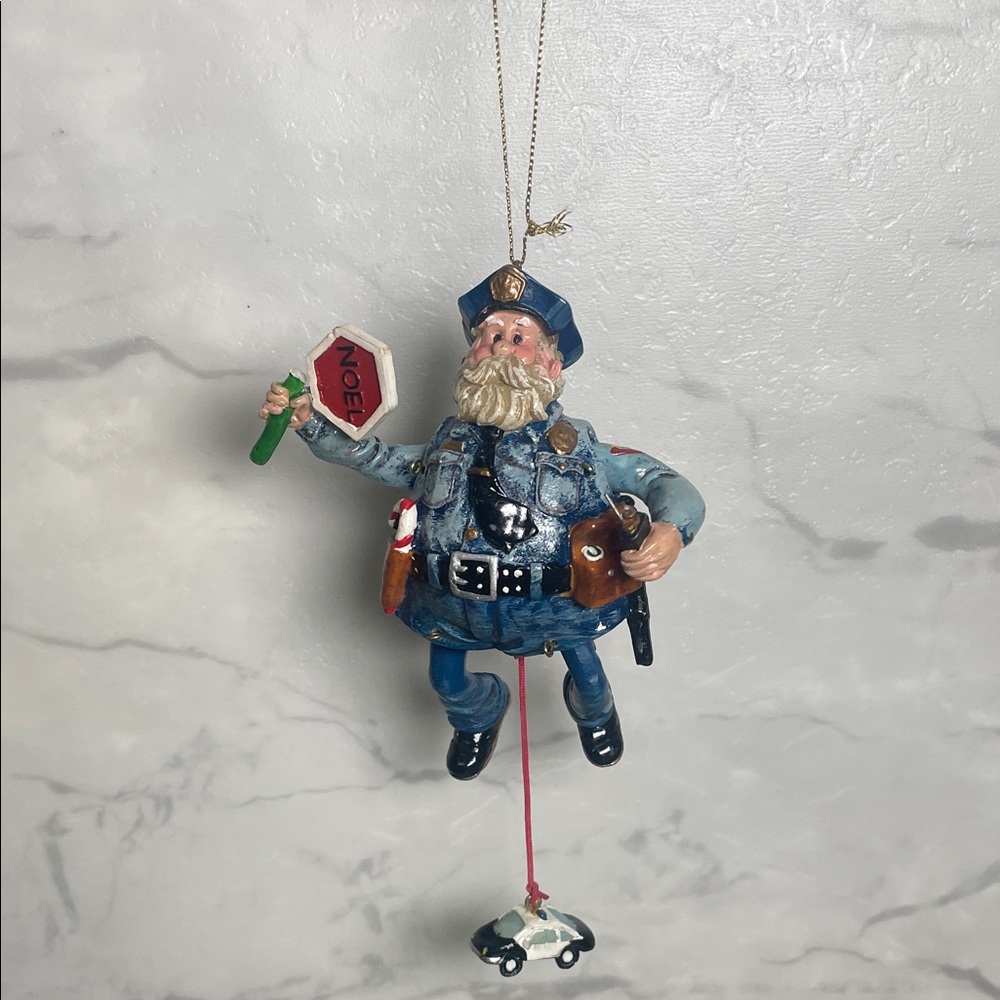 Christmas Police Officer Ornament